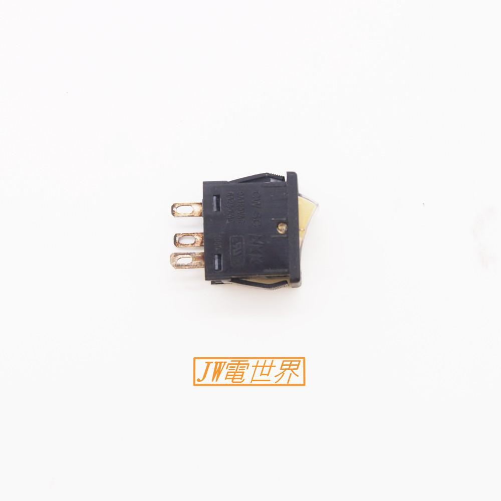 微小型船型按鈕開關 4腳2檔 9A 125V 拆機品[電世界0533-158]-細節圖3