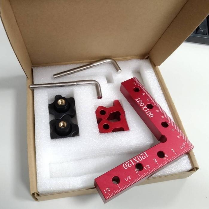 ⚡電世界⚡直角尺 木工拼板固定夾 90度 直角定位尺 安裝工具 拼裝量具 [1878-31]-細節圖5