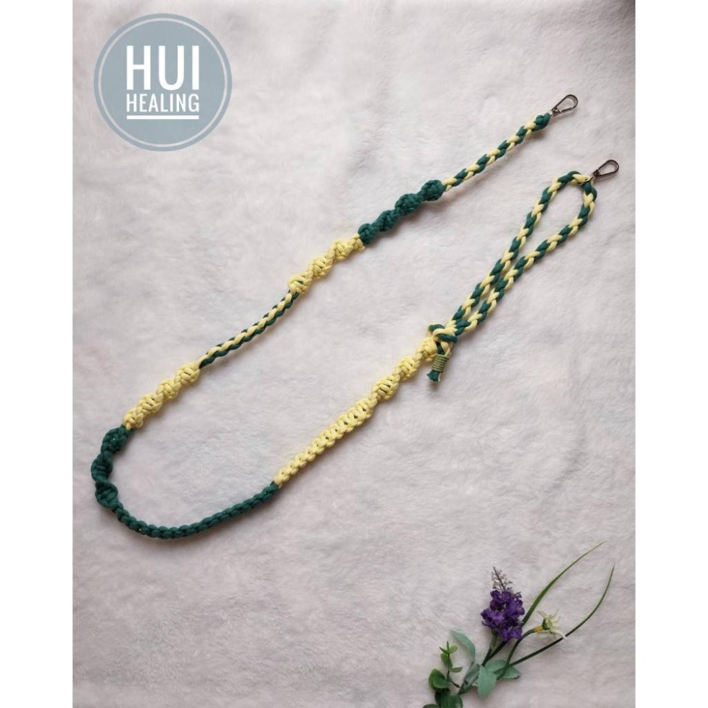 🍒惠療癒★手作 🌿 Hui HeaLing HandMade花邊結🎀新款－－－花捲可調整式手機掛繩🎀-細節圖5