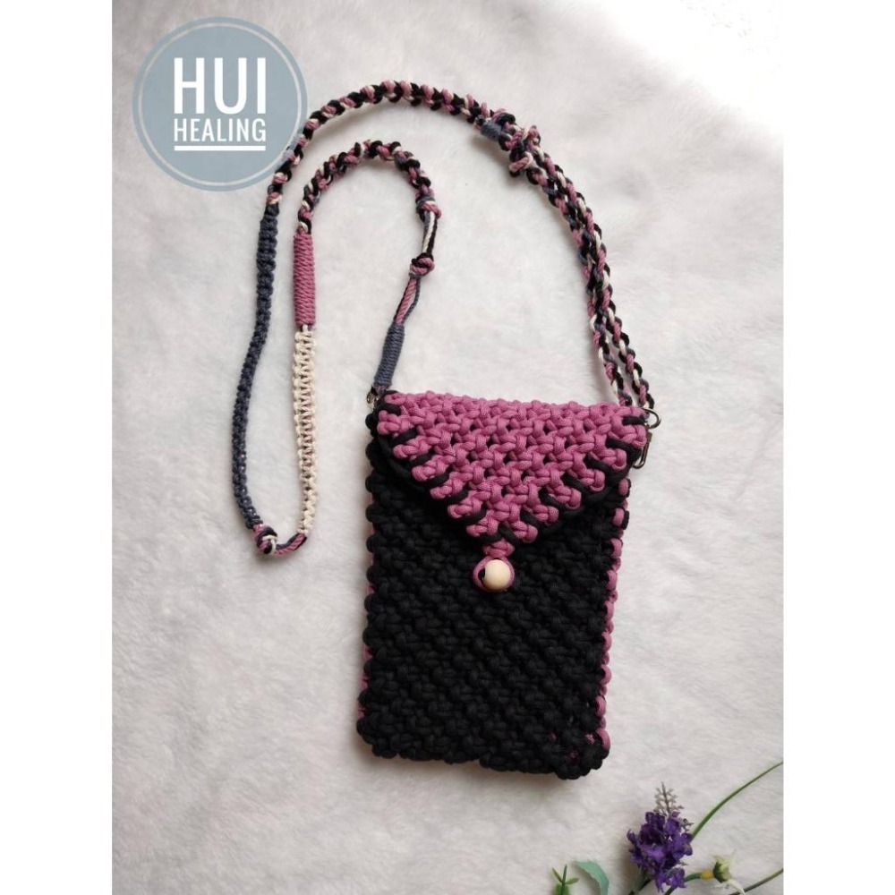 🍒惠療癒★手作 🌿 Hui HeaLing HandMade花邊結🎀新款-可調整式手機掛繩🎀-細節圖4