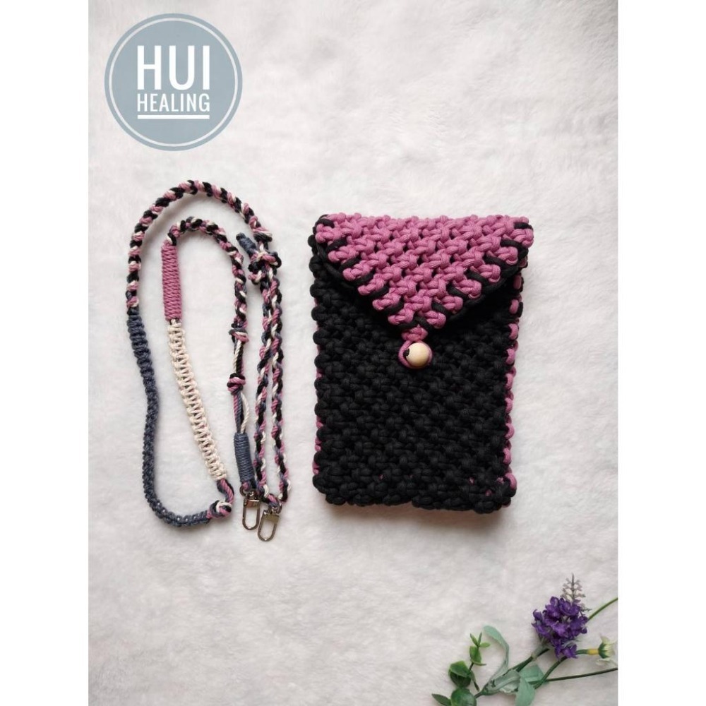 🍒惠療癒★手作 🌿 Hui HeaLing HandMade花邊結🎀新款-可調整式手機掛繩🎀-細節圖5