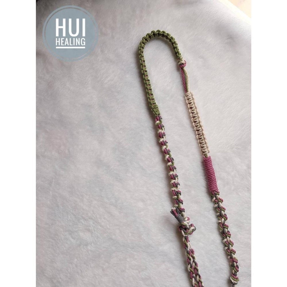 🍒惠療癒★手作 🌿 Hui HeaLing HandMade花邊結 💚新色-夏日冰淇淋手機掛繩(固定式/可調整式）-細節圖8