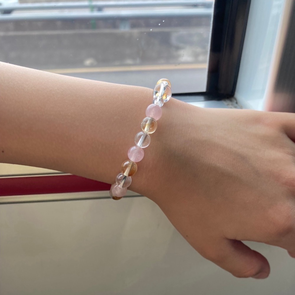 👶【兒童手圍】水玉 6mm｜兒童手鍊 親子手鍊 水晶手鍊 母女手鍊 母子手鍊 寶寶手鍊 生日禮物 ⊹SHANES絢⊹-細節圖3