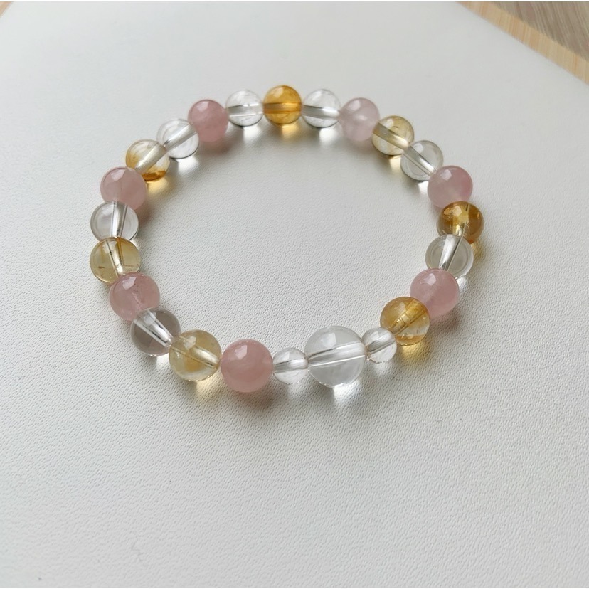 👶【兒童手圍】水玉 6mm｜兒童手鍊 親子手鍊 水晶手鍊 母女手鍊 母子手鍊 寶寶手鍊 生日禮物 ⊹SHANES絢⊹-細節圖6