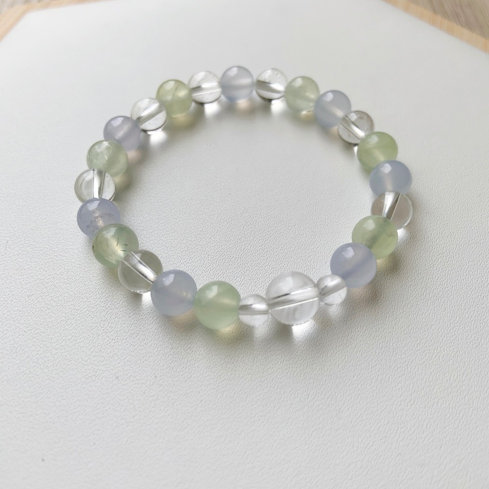 👶【兒童手圍】水玉 6mm｜兒童手鍊 親子手鍊 水晶手鍊 母女手鍊 母子手鍊 寶寶手鍊 生日禮物 ⊹SHANES絢⊹-細節圖8