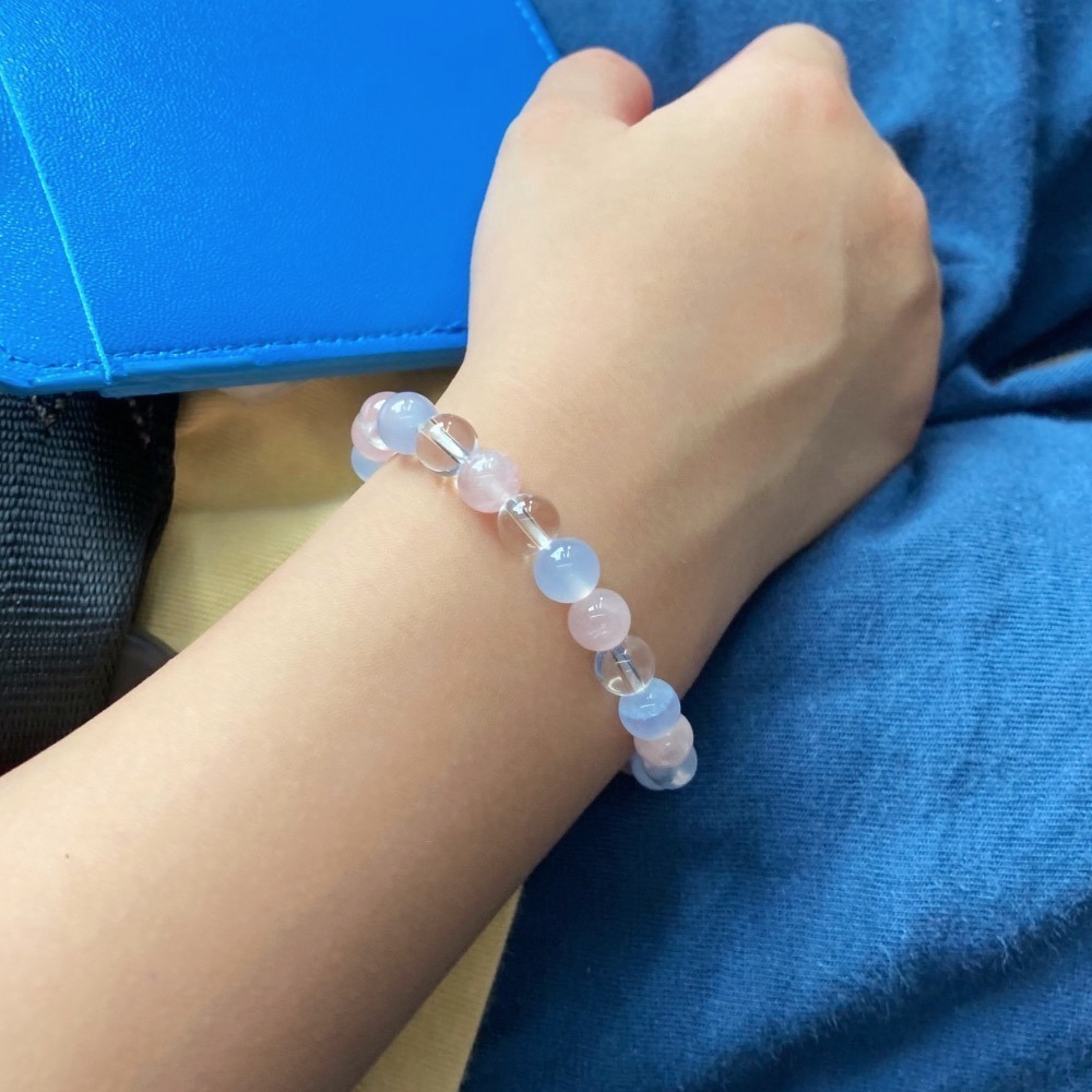 【大人手圍】水玉6mm｜親子手鍊 水晶手鍊 母女手鍊 母子手鍊 生日禮物 好人緣 招財 功效手鍊⊹SHANES絢⊹-細節圖4