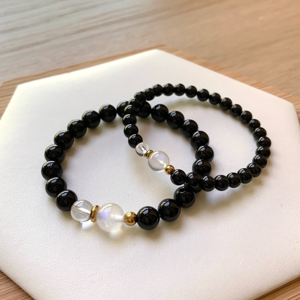 👶【兒童手圍】守護1-4｜4mm細鍊｜避邪手鍊 保平安 擋煞 農曆七月 兒童手鍊 水晶手鍊 黑碧璽⊹SHANES絢⊹-細節圖7