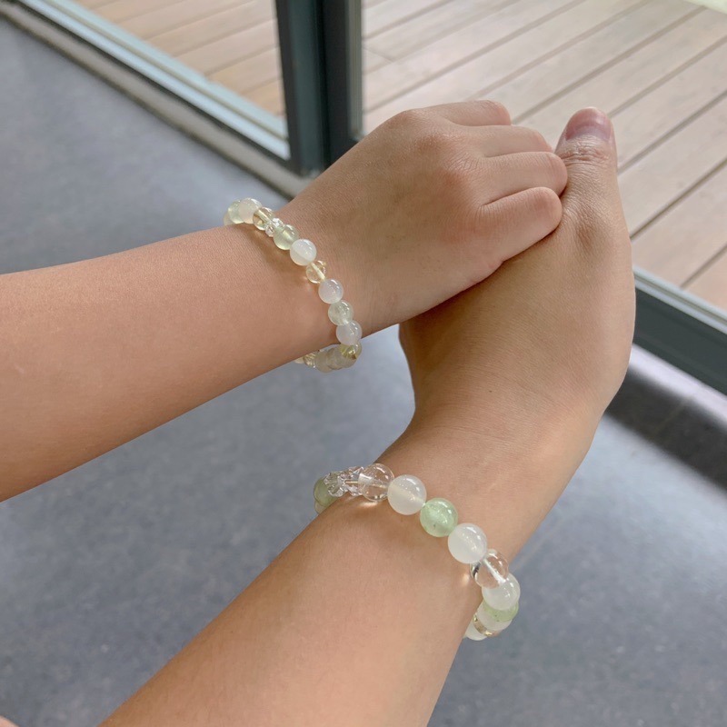 👶【兒童手圍】粉彩果粒 6mm｜兒童手鍊 親子手鍊 水晶手鍊 母女手鍊 母子手鍊 寶寶手鍊 ⊹SHANES絢⊹-細節圖6