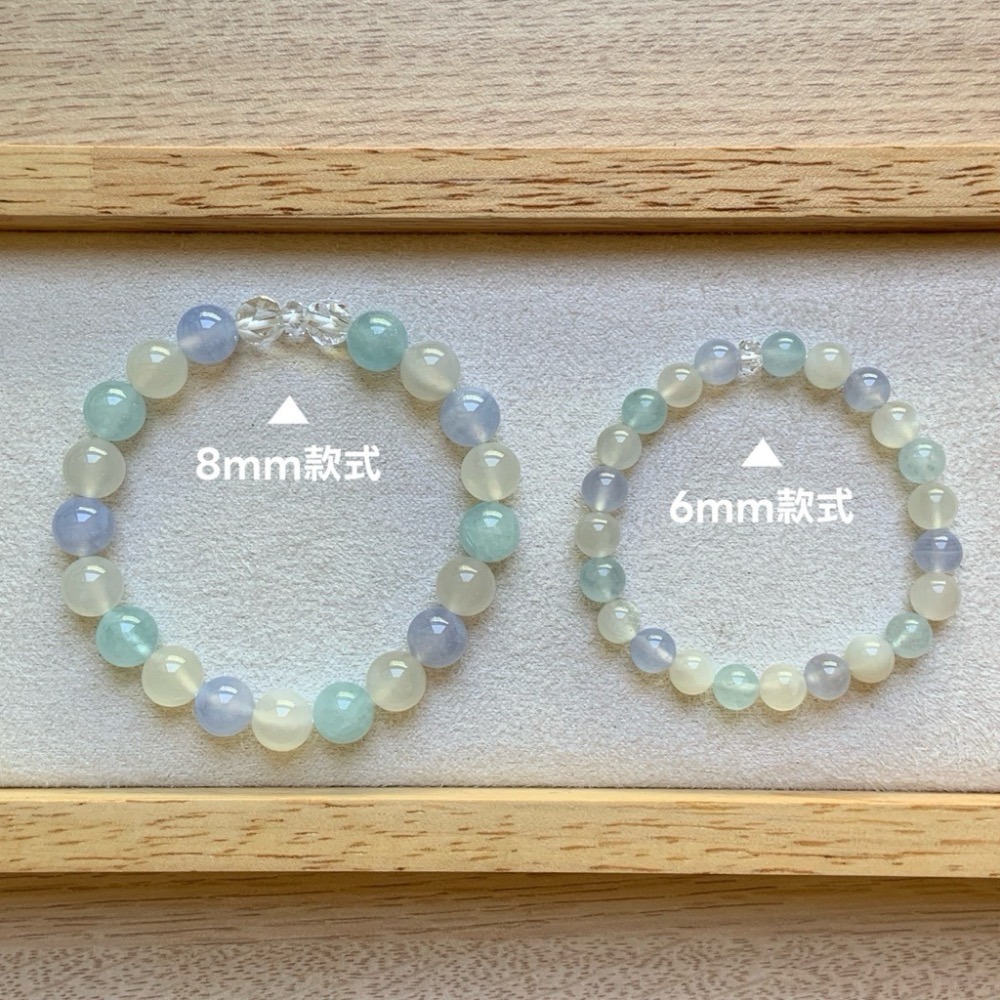 【大人手圍】粉彩果粒 6mm｜功效手鍊 母女手鍊 母子手鍊 兒童手鍊 寶寶手鍊 水晶天然石 親子手鍊⊹SHANES絢⊹-細節圖9