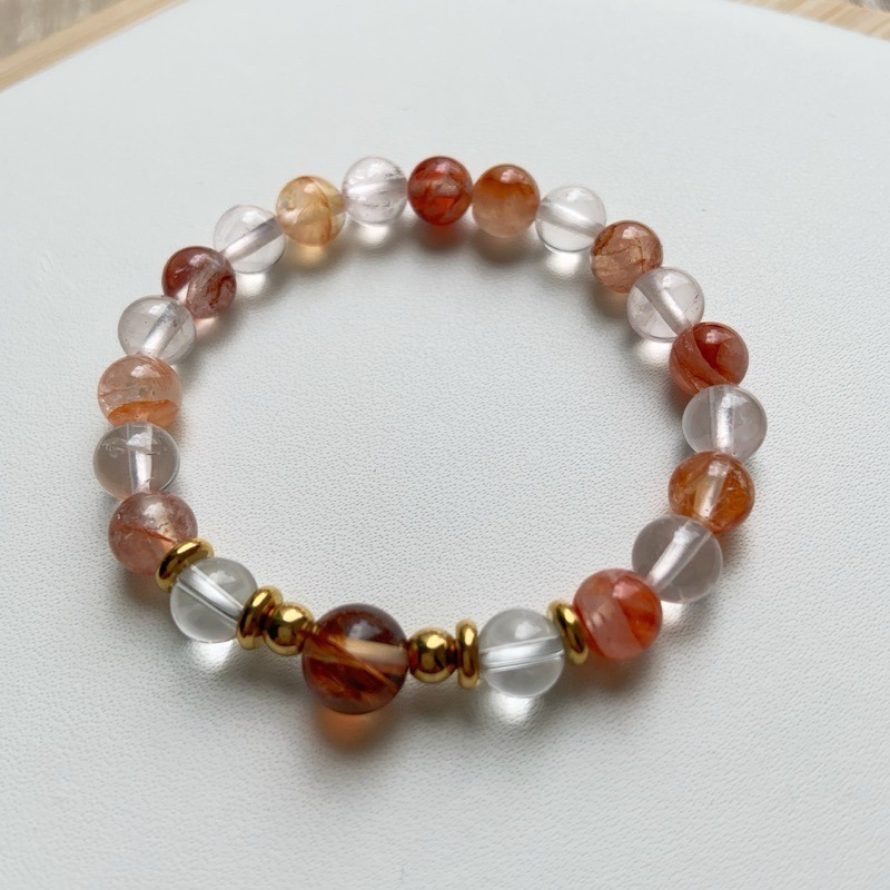 👶【兒童手圍】銅花紫影 6mm｜醫療鋼 鈦鋼 親子手鍊 兒童手鍊 水晶手鍊 母女手鍊 母子手鍊⊹SHANES絢⊹-細節圖6