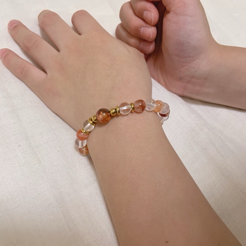 👶【兒童手圍】銅花紫影 6mm｜醫療鋼 鈦鋼 親子手鍊 兒童手鍊 水晶手鍊 母女手鍊 母子手鍊⊹SHANES絢⊹-細節圖7