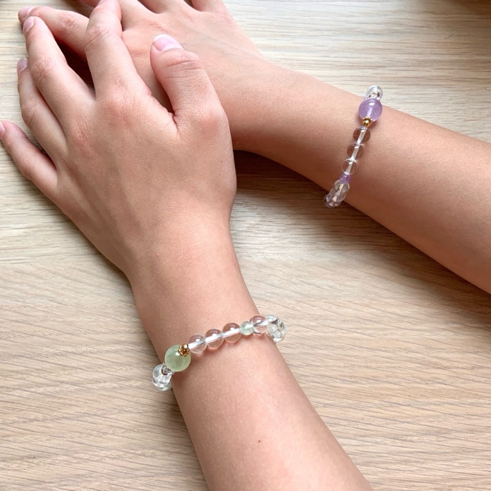 【大人手圍】甜顏 e-g｜6mm 醫療鋼 兒童手鍊 親子手鍊 水晶手鍊 母女手鍊 母子手鍊 寶寶手鍊⊹SHANES絢⊹-細節圖4