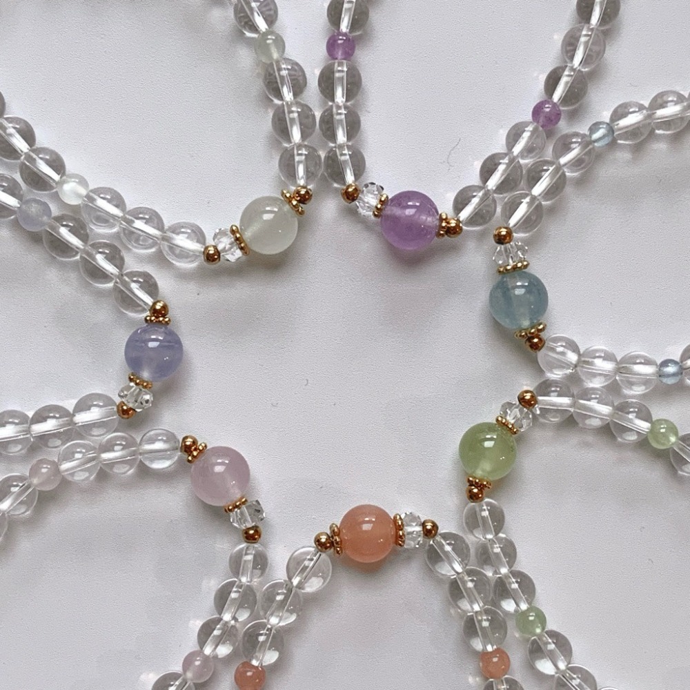 【大人手圍】甜顏 e-g｜6mm 醫療鋼 兒童手鍊 親子手鍊 水晶手鍊 母女手鍊 母子手鍊 寶寶手鍊⊹SHANES絢⊹-細節圖5