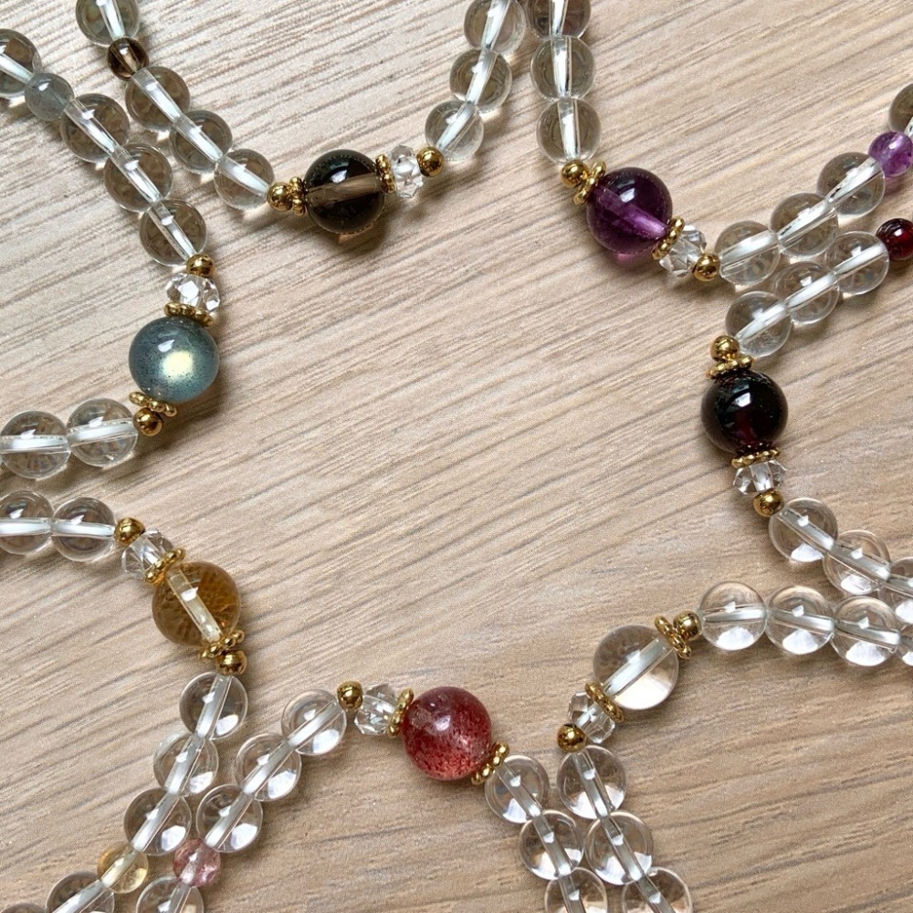 👶【兒童手圍】秘語 a-d｜6mm 醫療鋼 兒童手鍊 親子手鍊 水晶手鍊 寶寶手鍊 ⊹SHANES絢⊹-細節圖5