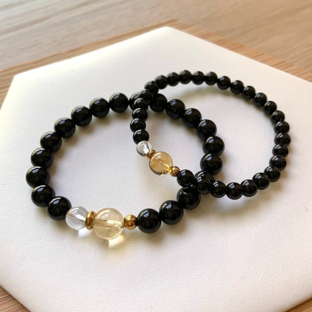 👶【兒童手圍】守護5-7｜6mm 避邪手鍊 保平安 農曆七月 醫療鋼 兒童手鍊 水晶手鍊 黑碧璽 ⊹SHANES絢⊹-細節圖6