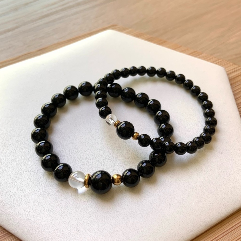 👶【兒童手圍】守護5-7｜6mm 避邪手鍊 保平安 農曆七月 醫療鋼 兒童手鍊 水晶手鍊 黑碧璽 ⊹SHANES絢⊹-細節圖7