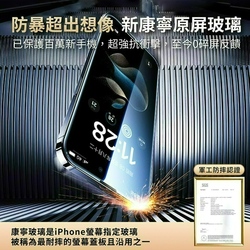 👍烏拉拉嚴選👍🪟保護貼🪟iPhone全系列9H鋼化膜 康寧AR透明&高透防窺 防撞抗碎邊-細節圖2