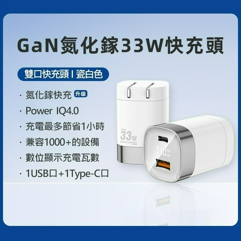 👍烏拉拉嚴選👍🚛快充頭線組🚛33W 雙口快充 BSMI MFI認證USB-C Type-C、Lightning-細節圖2
