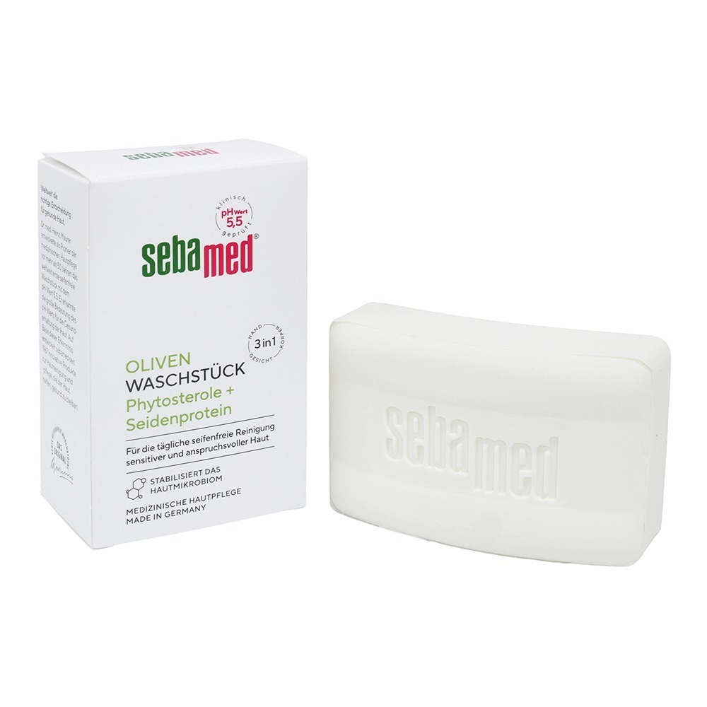 【樂自購】Sebamed 施巴  PH5.5 潔膚皂 大顆 150g  經典綠色款/ 橄欖保濕款 現貨 潔顏皂100g-規格圖1