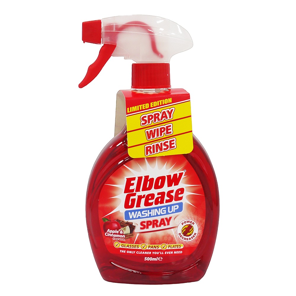【樂自購】英國 Elbow Grease 英潔利 洗碗精 噴式洗碗精 蘋果 檸檬 葡萄柚 500ML 600ML-規格圖1