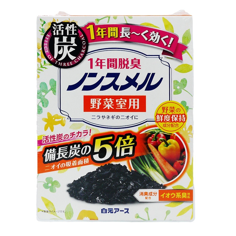 【樂自購】 日本原裝 白元 冰箱除臭劑  冷凍除臭  冷藏室除臭  蔬果箱除臭 去除冰箱臭味-規格圖1