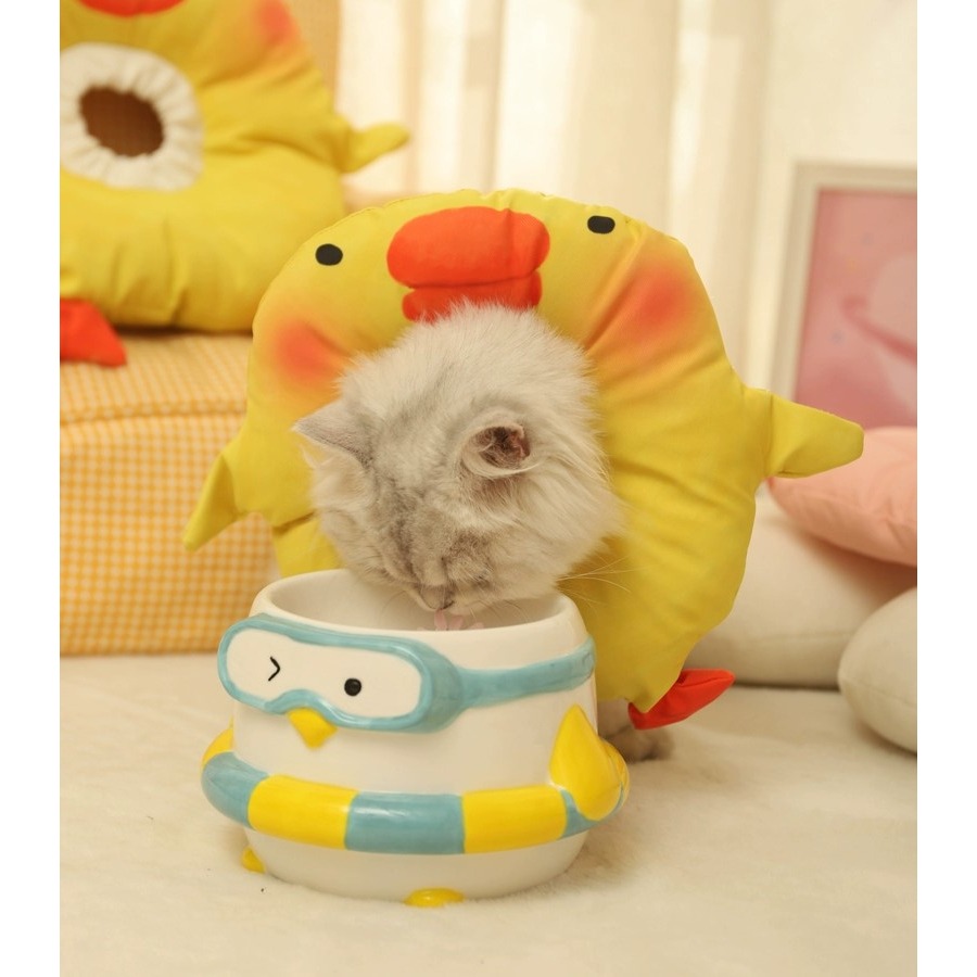 LieBaoの舖🐱寵物用品🐶超萌伊莉莎白犬貓可愛造型頭圈項圈🐱犬貓防舔防抓咬圈💯犬貓術後頭套😻犬貓造型穿搭脖圈-細節圖2