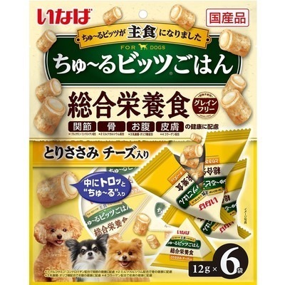 LieBaoの舖🐶狗狗喜歡🐶日本INABA 綜合營養食迷你夾心捲 6入❤️犬零食 小零嘴 點心 小餅乾🎉 寵物零食-細節圖3