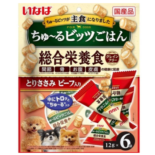 LieBaoの舖🐶狗狗喜歡🐶日本INABA 綜合營養食迷你夾心捲 6入❤️犬零食 小零嘴 點心 小餅乾🎉 寵物零食-細節圖4