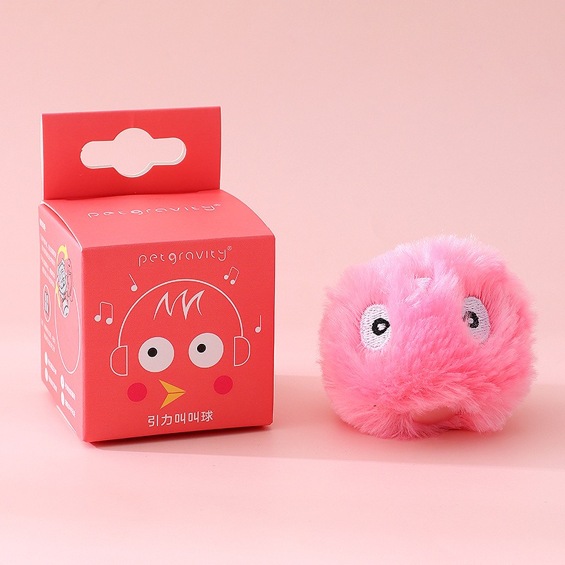 LieBaoの舖🐱貓薄荷貓玩具🐱寵物毛絨叫叫球 貓咪玩具🎈發聲球 貓玩具 引力叫叫球🧶貓咪逗貓球 發聲寵物玩具 -細節圖9