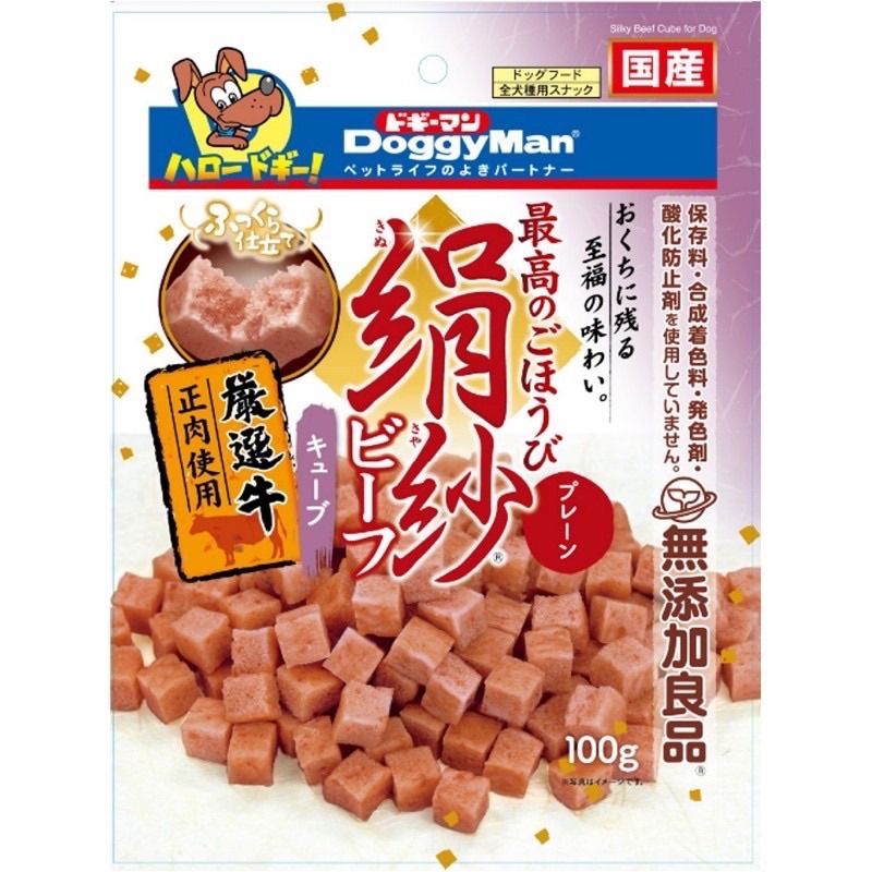 LieBaoの舖 🐶 🐶日本DoggyMan多格漫 犬用絹紗牛肉條 牛肉方塊 牛肉條短切100g 🐶犬用零食-規格圖9