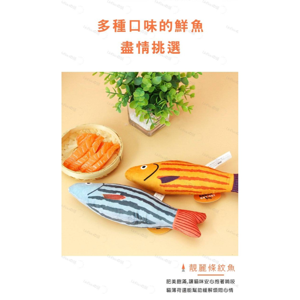 LieBaoの舖🐱貓咪喜歡🐱貓咪薄荷海鮮逗貓玩具❤️貓薄荷 貓咪抱枕 貓薄荷 貓咪玩具💓寵物貓玩具 貓草魚 貓玩具-細節圖5