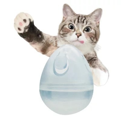 LieBaoの舖🐱寵物玩具🐱日本 CattyMan 貓咪透明漏食透明玩具蛋🎉慢食器 漏食器✨貓咪慢食器 貓咪玩具-細節圖4