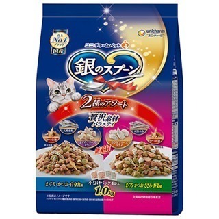 LieBaoの舖🐱貓咪喜歡🐱銀湯匙 unicharm 奢華海之味 奢華饗宴😻綜合營養貓糧 奢華海鮮風味🆕貓咪飼料-細節圖3