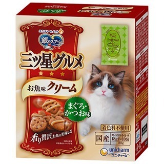 LieBaoの舖🐱貓咪喜歡🐱日本 銀湯匙unicharmpet 三星美食 香酥奶油盒 貓餅乾 貓零食 貓點心 貓餅乾-細節圖3