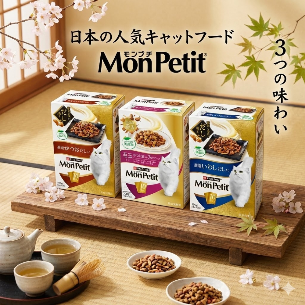 LieBaoの舖🐱期間限定🐱日本Monpetit貓倍麗 海鮮奢華風味盒裝餅乾💖貓咪零食💖貓咪小餅乾💖貓咪餅乾-細節圖3