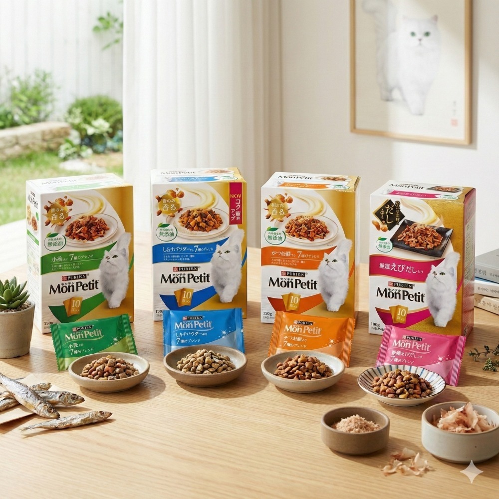 LieBaoの舖🐱期間限定🐱日本Monpetit貓倍麗 海鮮奢華風味盒裝餅乾💖貓咪零食💖貓咪小餅乾💖貓咪餅乾-細節圖4