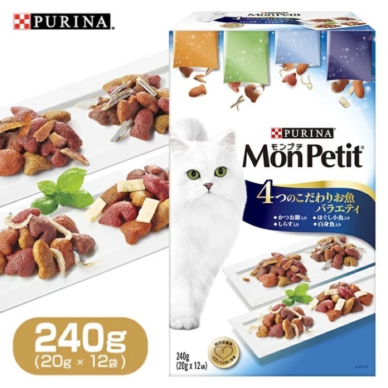 LieBaoの舖🐱期間限定🐱日本Monpetit貓倍麗 海鮮奢華風味盒裝餅乾💖貓咪零食💖貓咪小餅乾💖貓咪餅乾-規格圖11