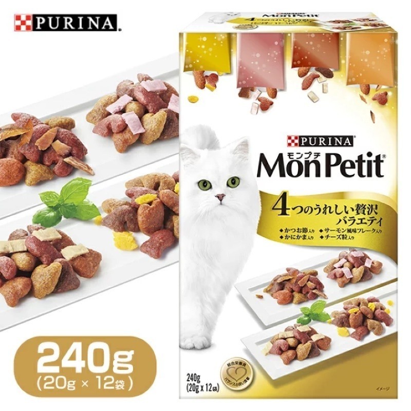 LieBaoの舖🐱期間限定🐱日本Monpetit貓倍麗 海鮮奢華風味盒裝餅乾💖貓咪零食💖貓咪小餅乾💖貓咪餅乾-規格圖11