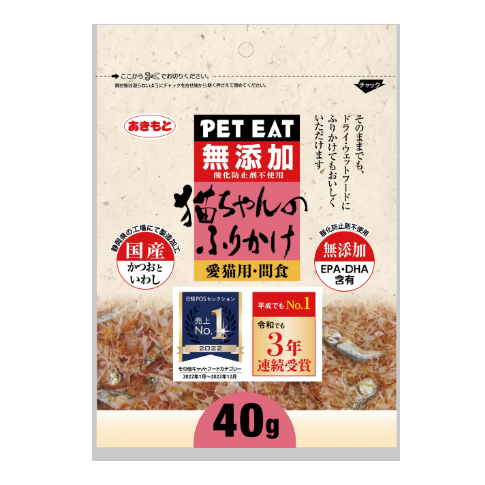 LieBaoの舖🐱現貨/小魚乾🐱日本 秋元 元氣王 pet eat 元氣王柴魚片 40g/🌸貓咪零食點心🌸-細節圖8