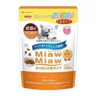 LieBaoの舖🐱貓咪飼料🐱AIXIA 愛喜雅 Miaw Miaw 綜合營養乾糧580g📣貓咪營養飼料🌳貓咪乾糧-細節圖3
