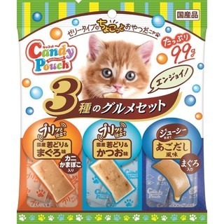 LieBaoの舖 🐱貓咪喜歡🐱日本 沛萊雅PETLINE Candy Pouch 一口吃貓點心 肉凍 3g*33包❤-細節圖3