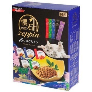 LieBaoの舖🐱貓咪喜歡🐱日本Zeppin 懷石奢華貓咪餅乾 貓餡餅 盒裝 22g*10包 貓餅乾 貓點心 貓零食-細節圖6