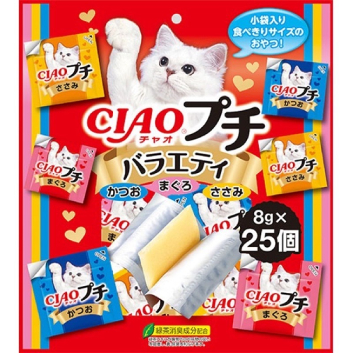 LieBaoの舖🐱貓咪喜歡🐱日本 CIAO 3種口味💓海鮮凍 海鮮/鮪魚/鰹魚 8g×25包 貓零食 點心 貓肉泥