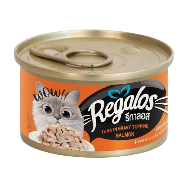 LieBaoの舖🐱貓咪罐頭🐱Regalos 禮佳樂貓湯罐頭 80g😻貓主食罐 新鮮魚肉 貓罐💖貓濕食 貓咪補水罐-細節圖3