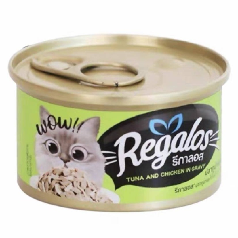 LieBaoの舖🐱貓咪罐頭🐱Regalos 禮佳樂貓湯罐頭 80g😻貓主食罐 新鮮魚肉 貓罐💖貓濕食 貓咪補水罐-細節圖4