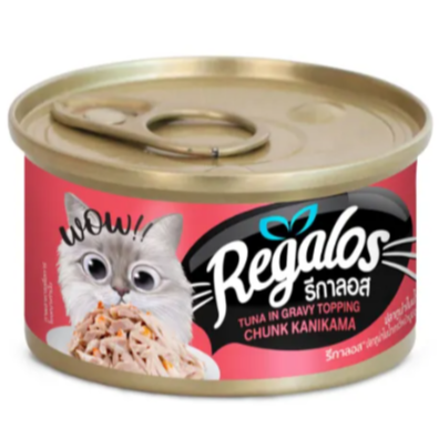 LieBaoの舖🐱貓咪罐頭🐱Regalos 禮佳樂貓湯罐頭 80g😻貓主食罐 新鮮魚肉 貓罐💖貓濕食 貓咪補水罐-細節圖7