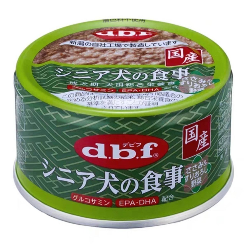 LieBaoの舖🐶狗營養補充🐶日本d.b.f 成犬的食事犬用主食罐 85g🐕DBF綜合營養 老齡犬 主食罐 副食罐-細節圖3