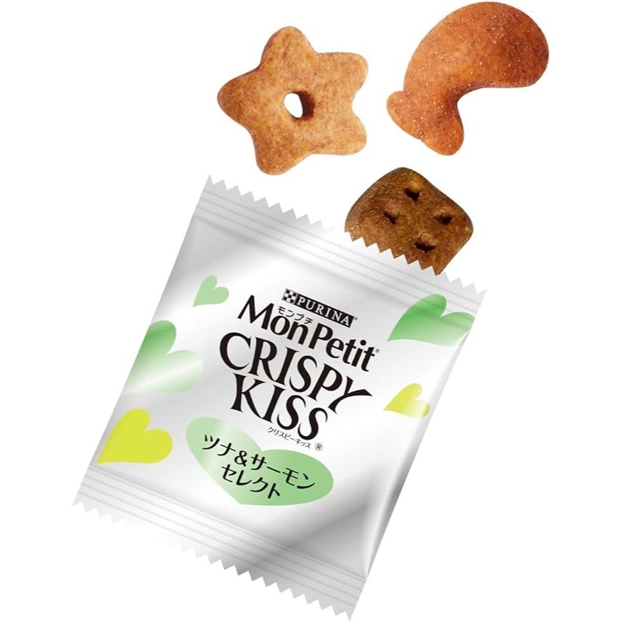 🐱LieBaoの舖🐱貓倍麗MonPetit Crispy Kiss 親親餅乾✨單入裝6g 口味隨機出貨✨貓咪潔牙餅乾-細節圖4