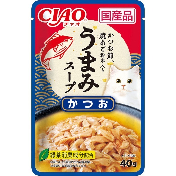 LieBaoの舖🐱貓咪餐包🐱CIAO 綜合海鮮風味貓餐包40g📣貓副食罐🌵貓餐盒🌵貓點心🌵巧餐包🌵貓餐包-細節圖3