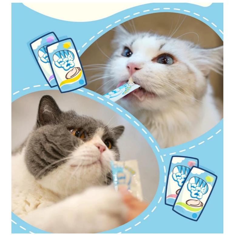 LieBaoの舖🐱貓肉泥🐱日本Hell＇s Kitchen地獄廚房🎨綜合鮮奶貓肉泥條14g/4入🐠營養補水🐠-細節圖3